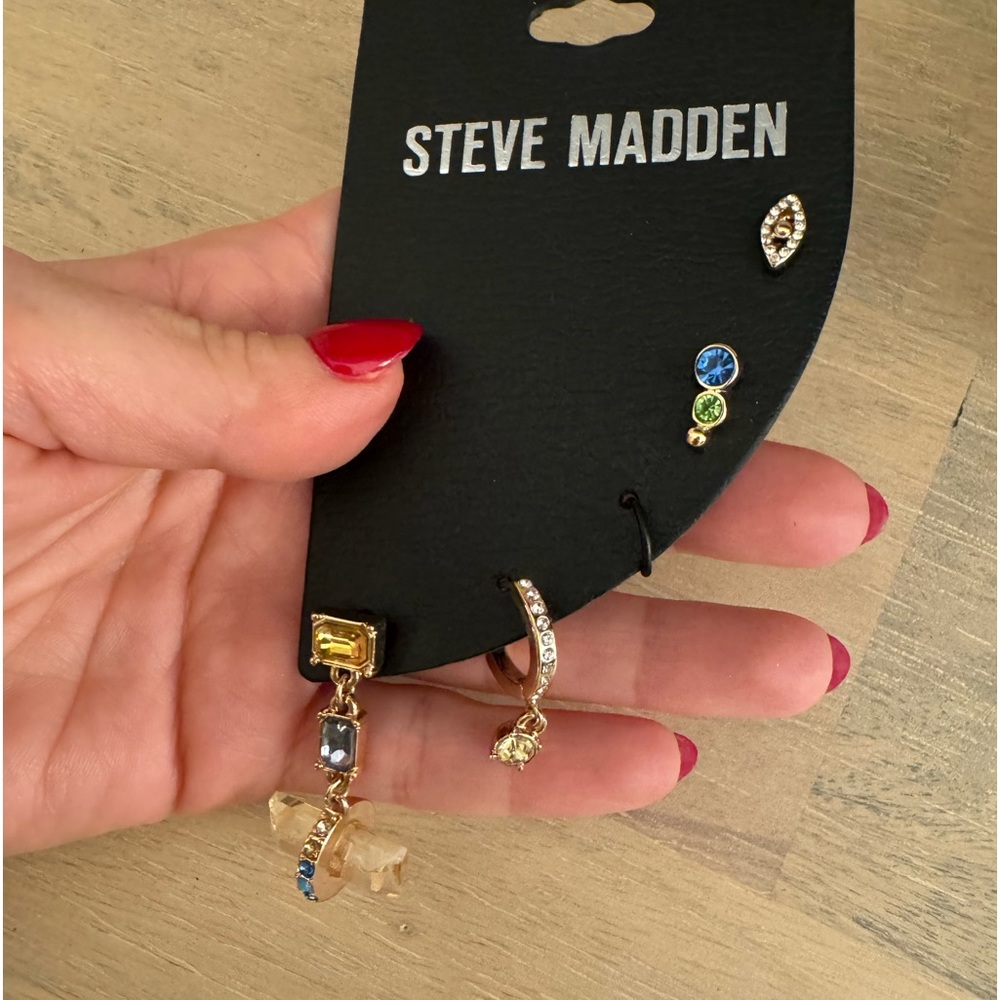 NWT Steve Madden Multi Pack Earrings